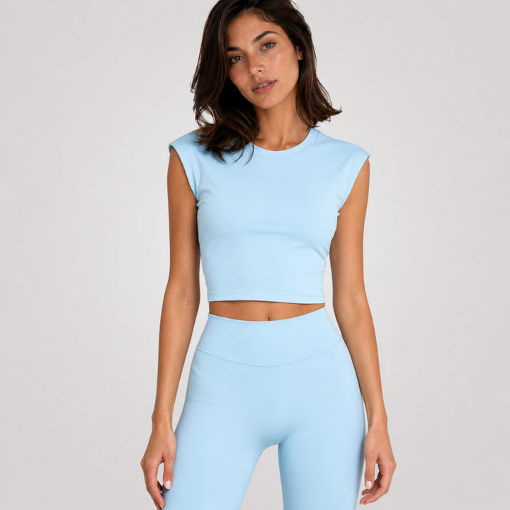 Zena — Knot Tee + Built-In Bra
