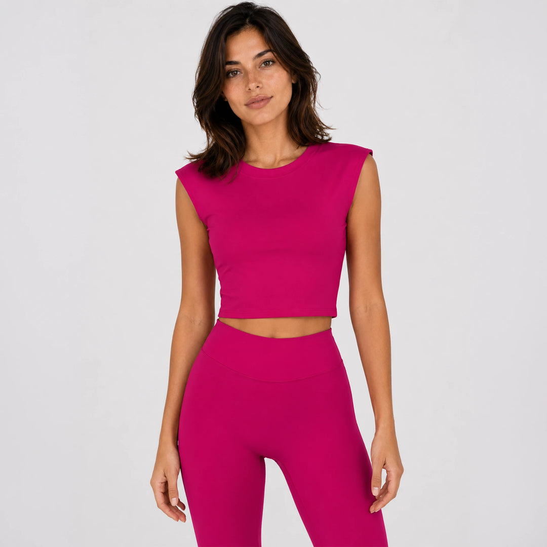 Zena — Knot Tee + Built-In Bra