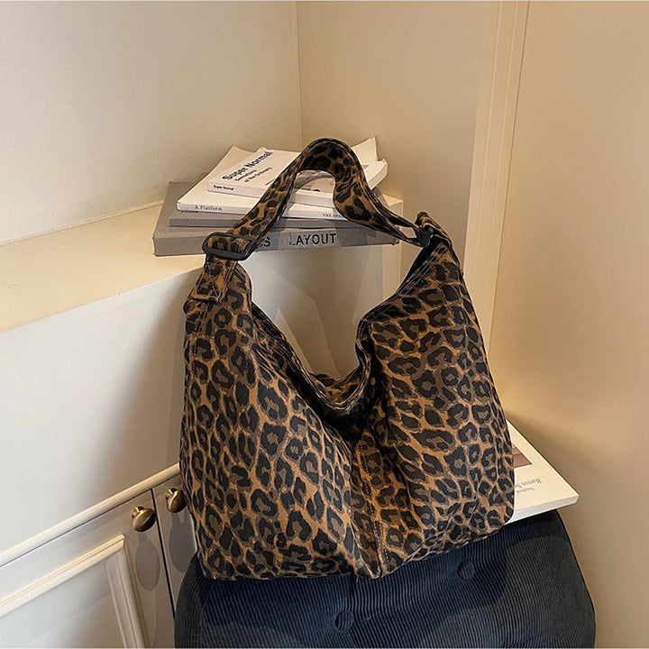 Gaia slouchy printed hobo bag