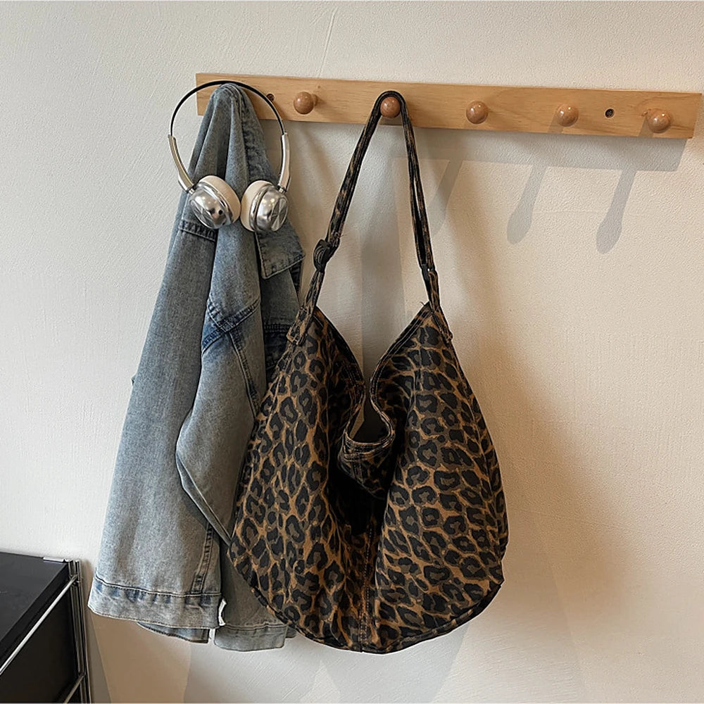 Gaia slouchy printed hobo bag
