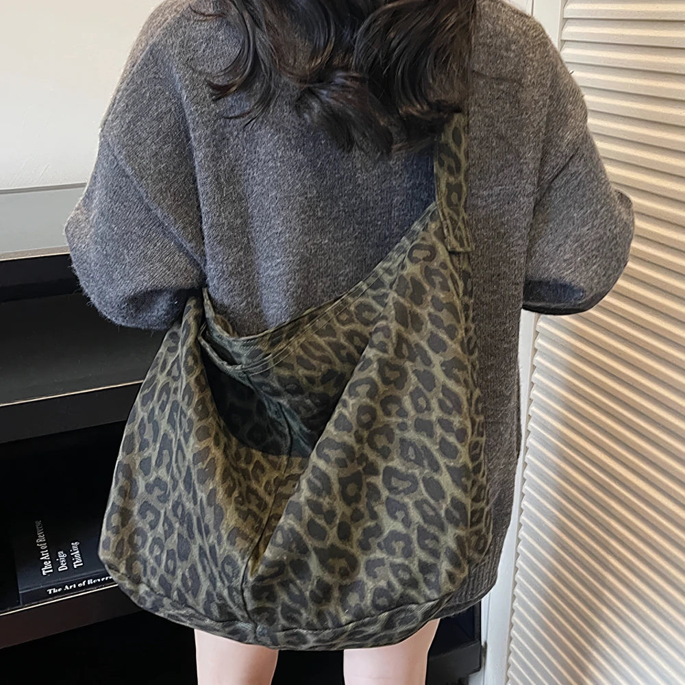 Gaia slouchy printed hobo bag
